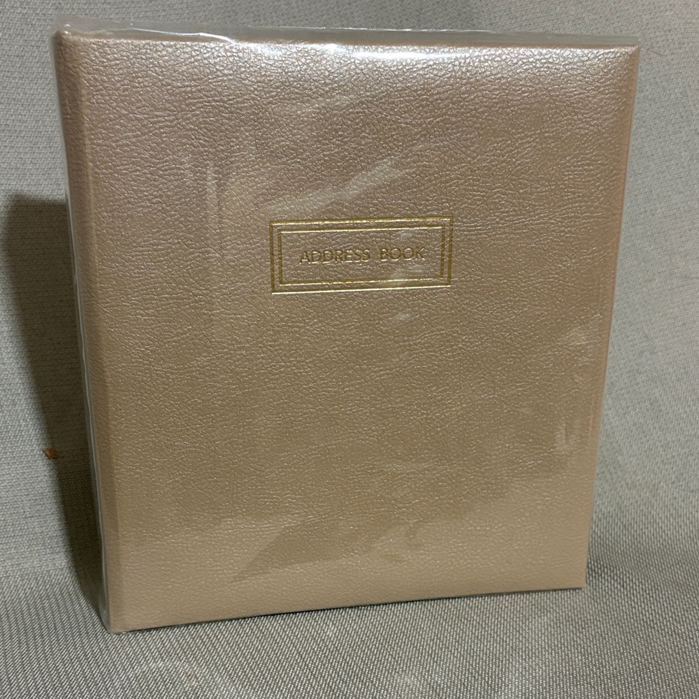 NWOT Vintage Tan Hallmark Address Book